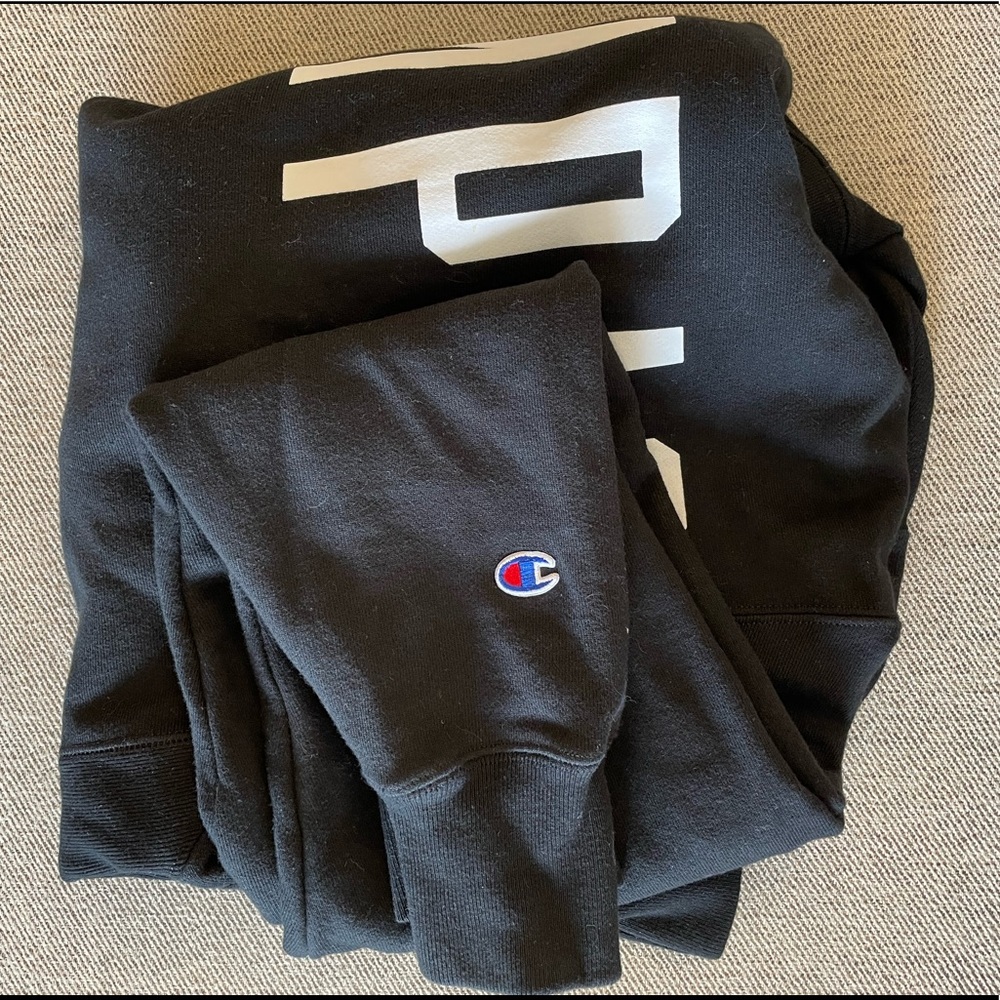 Champion Black Hoodie